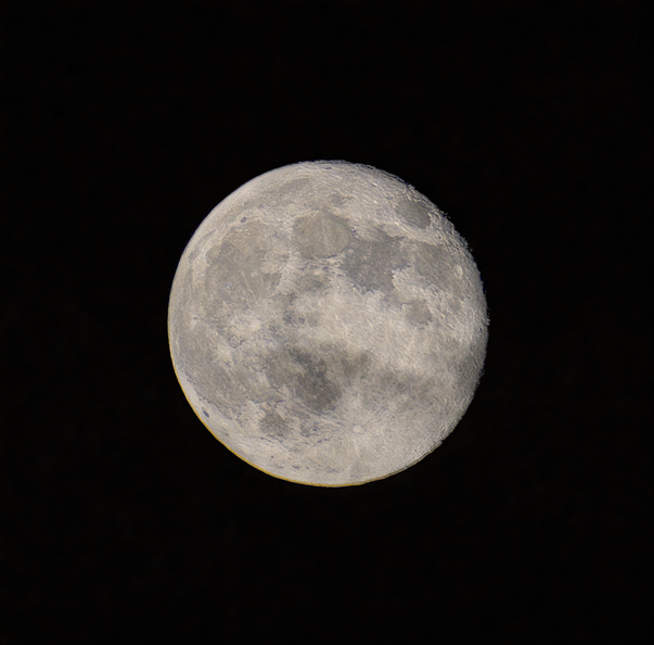 In this captivating photograph, the moon's surface is illuminated by the soft light of dawn, casting an ethereal glow that accentuates its rugged beauty. The subtle gradations of gray and white hues evoke a sense of serenity, while the delicate texture of the craters and mountains adds depth and complexity to the image. The photographer's use of a wide-angle lens allows for a comprehensive view of the moon's surface, emphasizing its vastness and majesty. The careful balance of light and shadow creates a sense of drama, drawing the viewer's eye to the lunar landscape. This photograph is a masterful representation of the moon's beauty, inviting us to contemplate the mysteries of our celestial neighbor. 20241018_0023_Upscaled.png