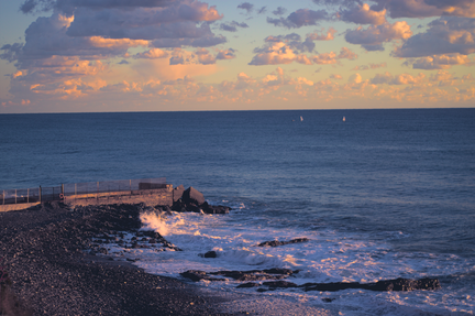 Sunset at the Sea